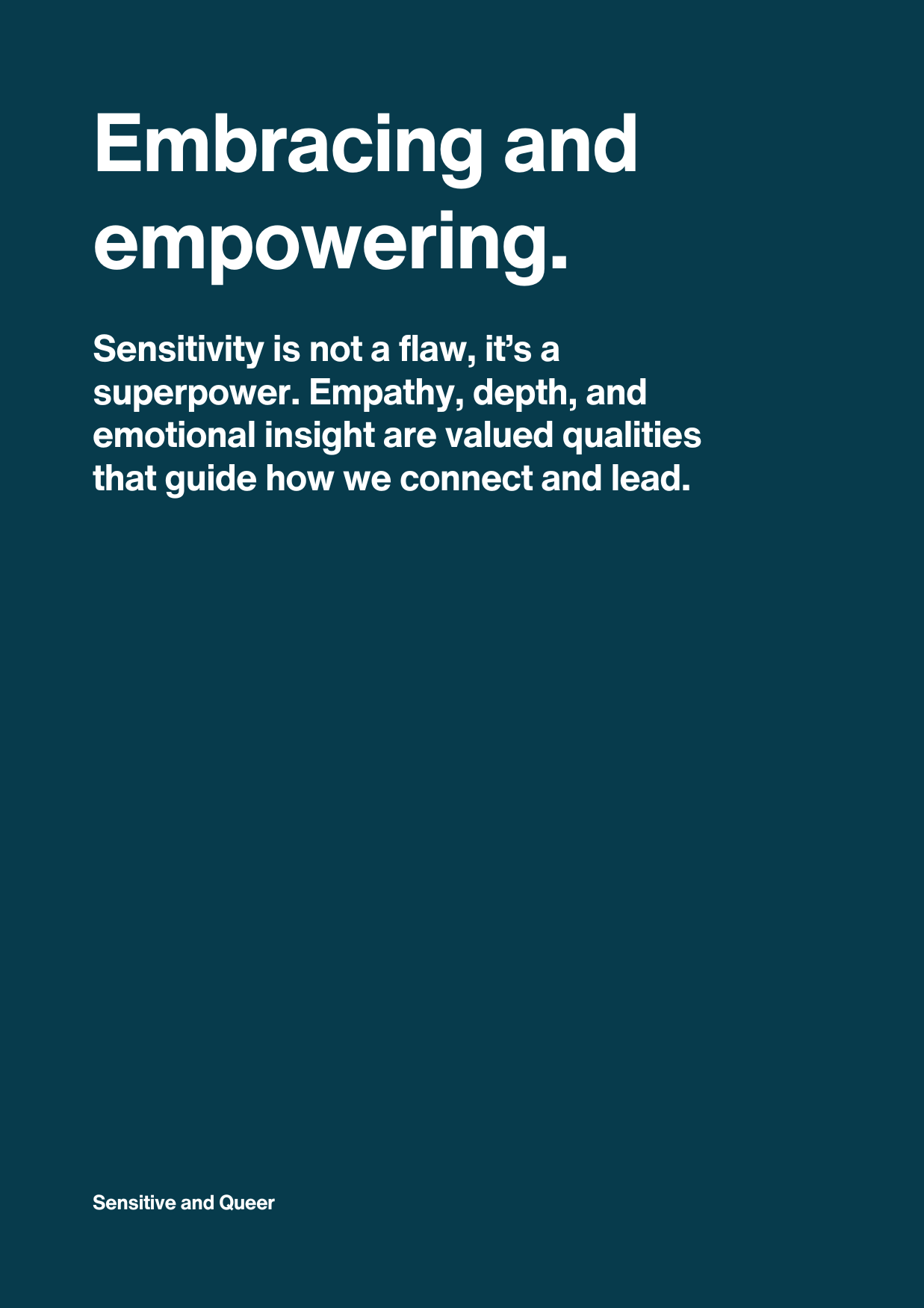 Embracing and empowering